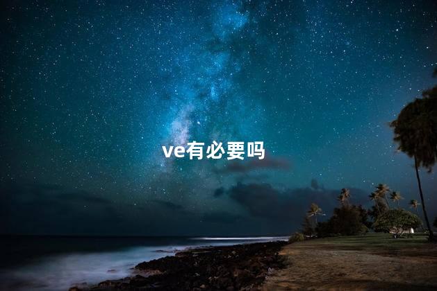 ve有必要吗