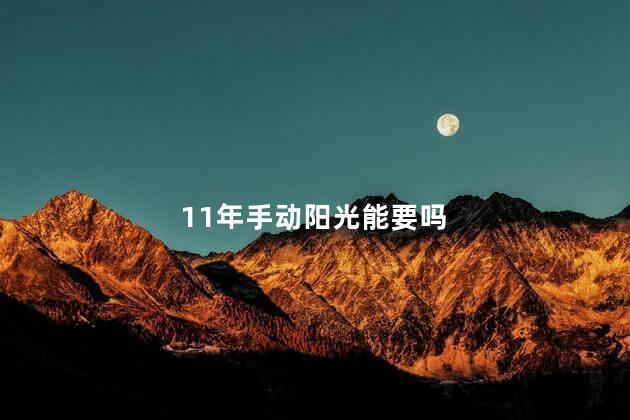 11年手动阳光能要吗