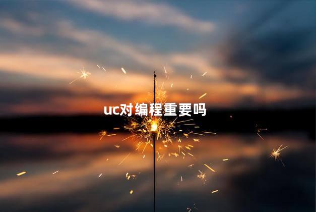 uc对编程重要吗