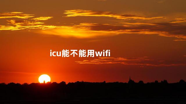 icu能不能用wifi