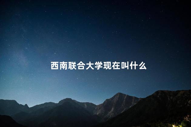 西南联合大学现在叫什么