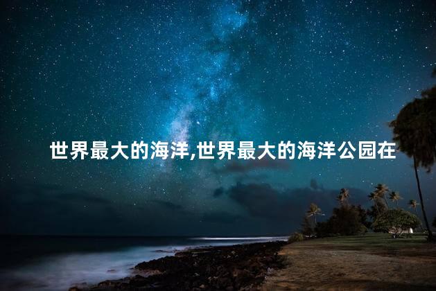 世界最大的海洋，世界最大的海洋公园在哪